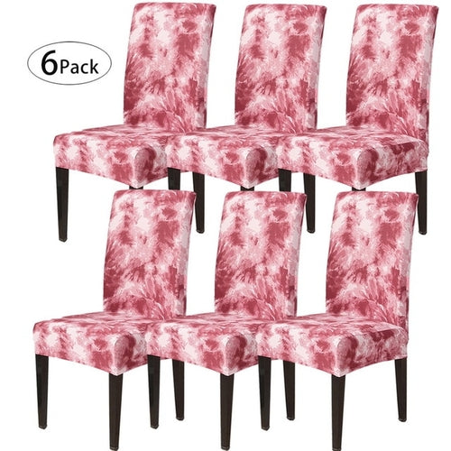 Removable Chair Covers Flower Printing Stretch