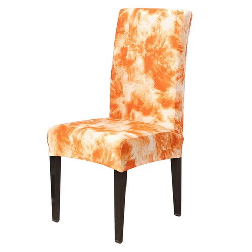 Removable Chair Covers Flower Printing Stretch