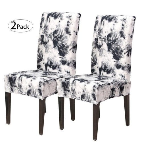 Removable Chair Covers Flower Printing Stretch