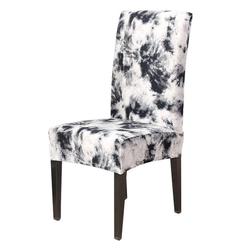 Removable Chair Covers Flower Printing Stretch