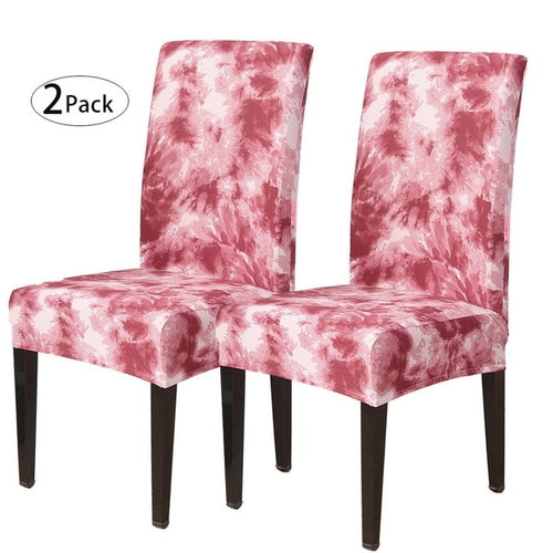 Removable Chair Covers Flower Printing Stretch