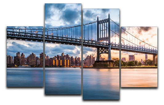 Robert F Kennedy Bridge 4 Split Panel Canvas
