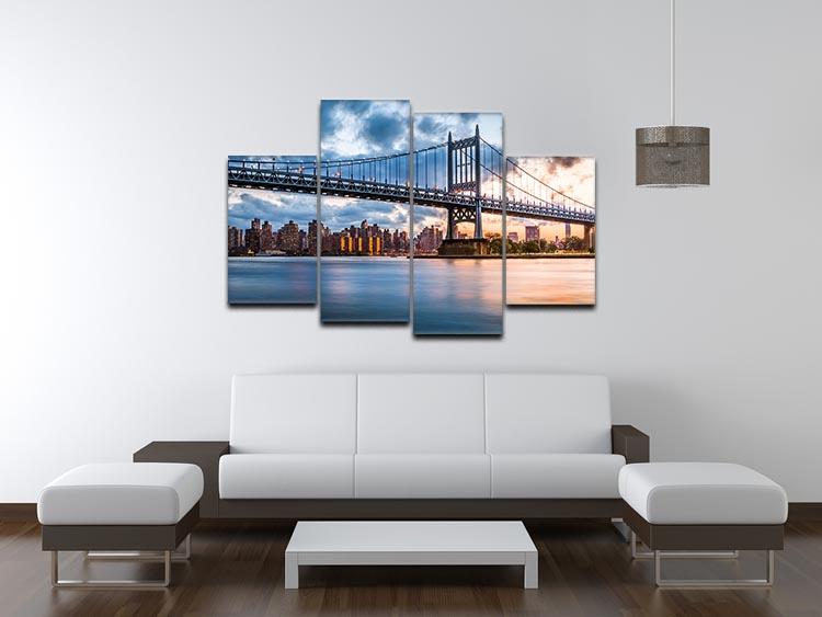 Robert F Kennedy Bridge 4 Split Panel Canvas