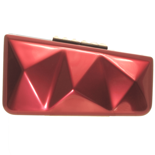 Minaudiére in Metallic Red