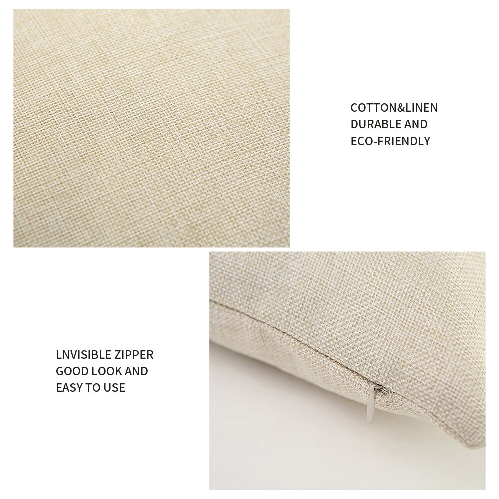 Sea Turtle Printed Cushion Cover Cotton Linen