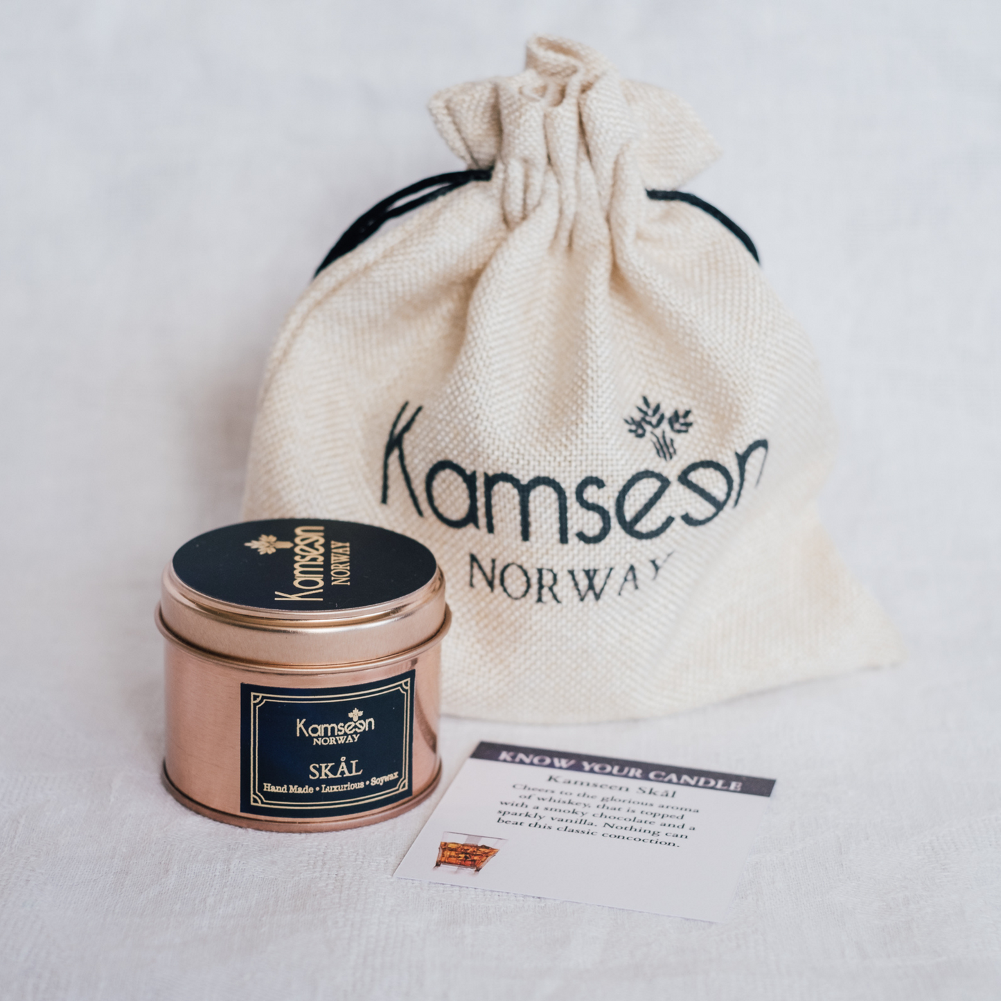 DUFTLYS SKÅL - Røykfult Sjokolade og Vanilje