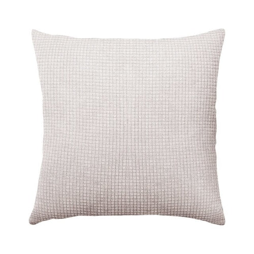 Solid Color Cushion Cover Waterproof Plaid Printed