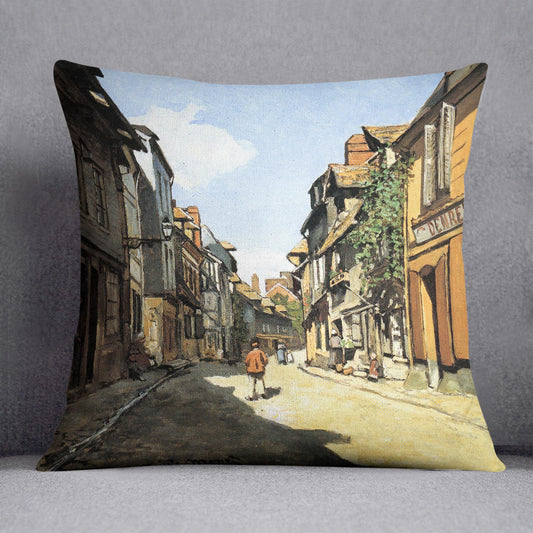 Street of Bavolle by Monet Cushion