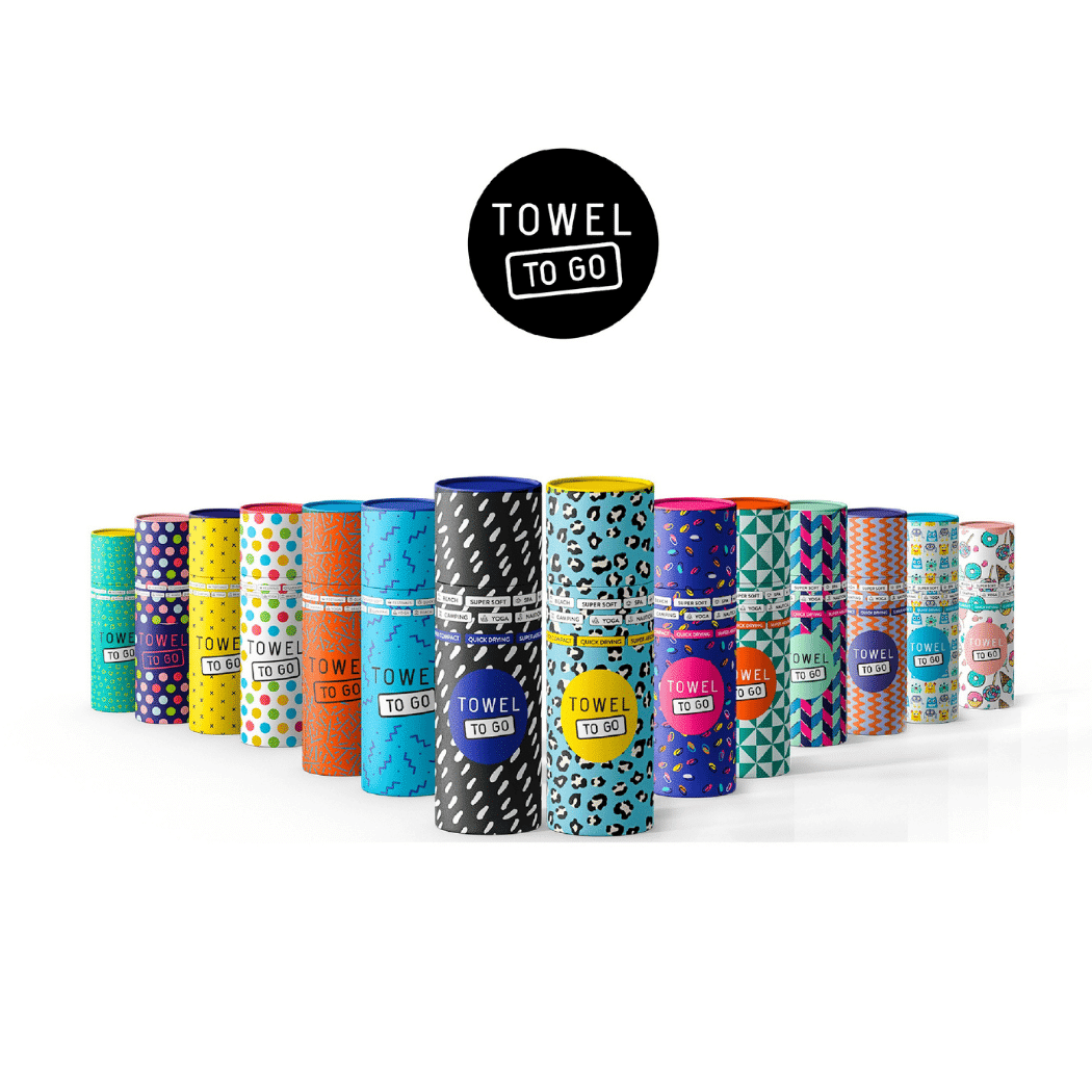 Ipanema Hammam Towel with Recycled Gift Box, Orange