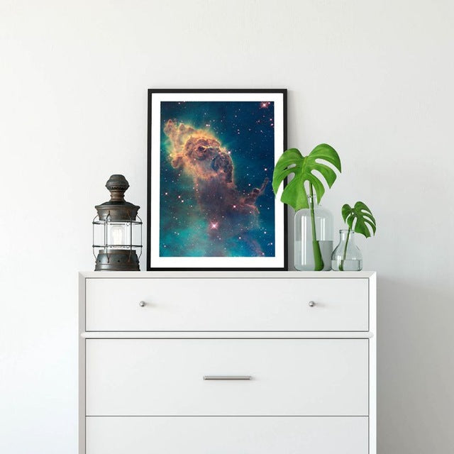 Universe Art Galaxy Poster Nebula Prints Hubble