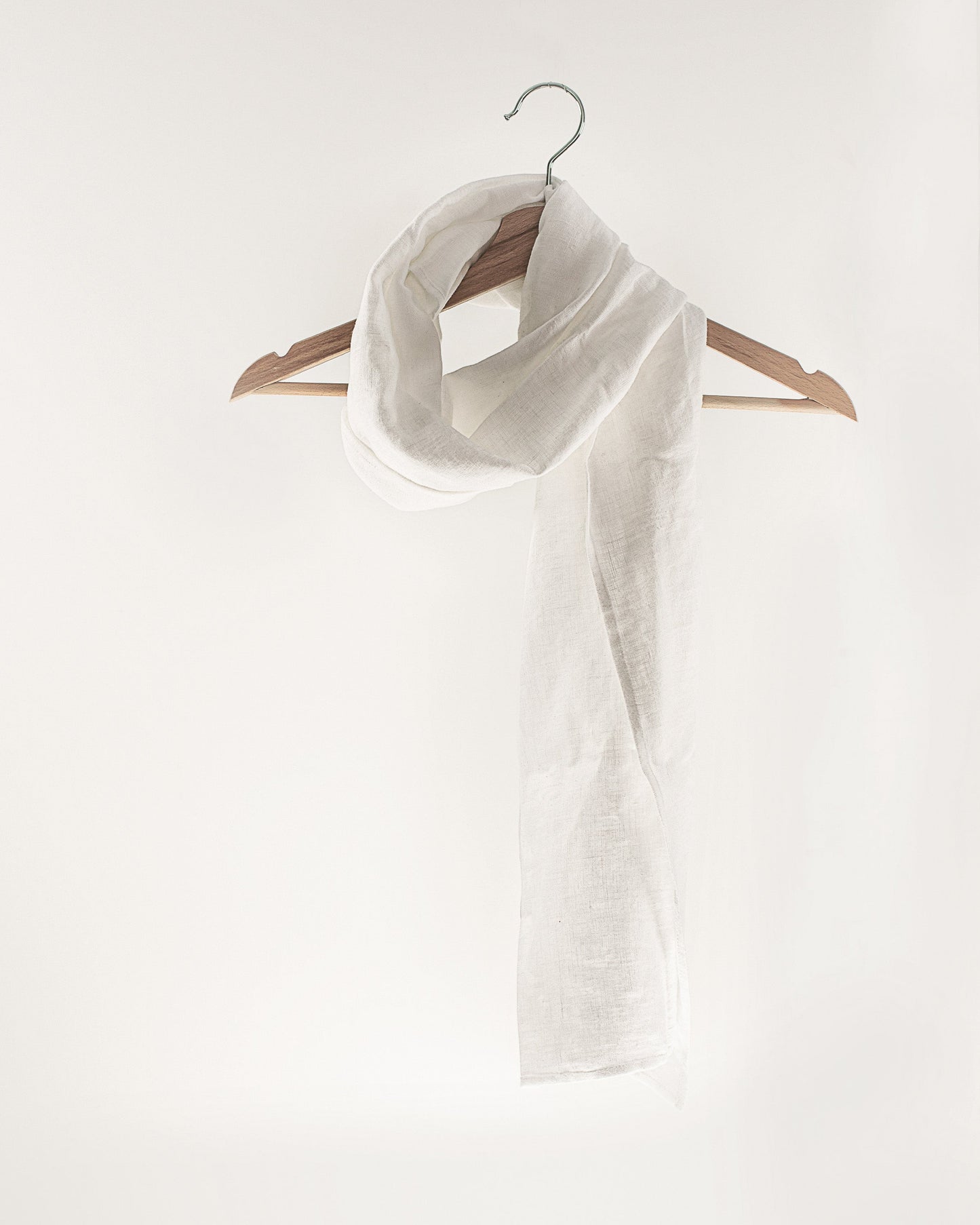 Light Grey linen scarf