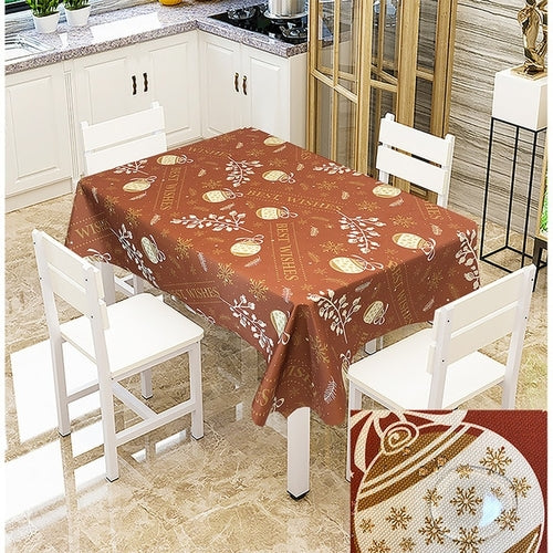 Urijk  Xmas Wedding Party Tablecloth Antifouling
