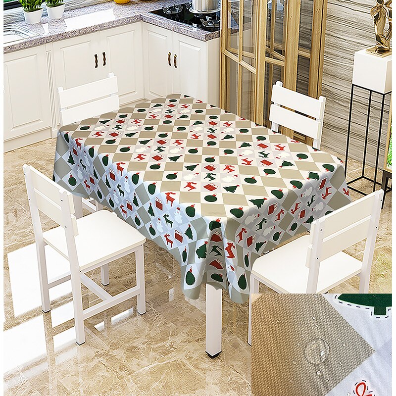Urijk  Xmas Wedding Party Tablecloth Antifouling