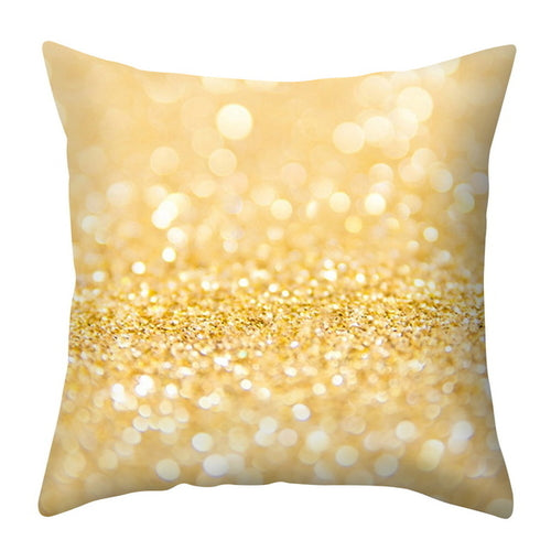 Urijk Yellow Geometric Printed Throw Pillow Case