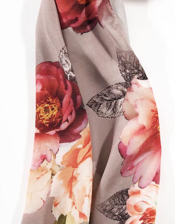 Digitally Printed Floral Scarf