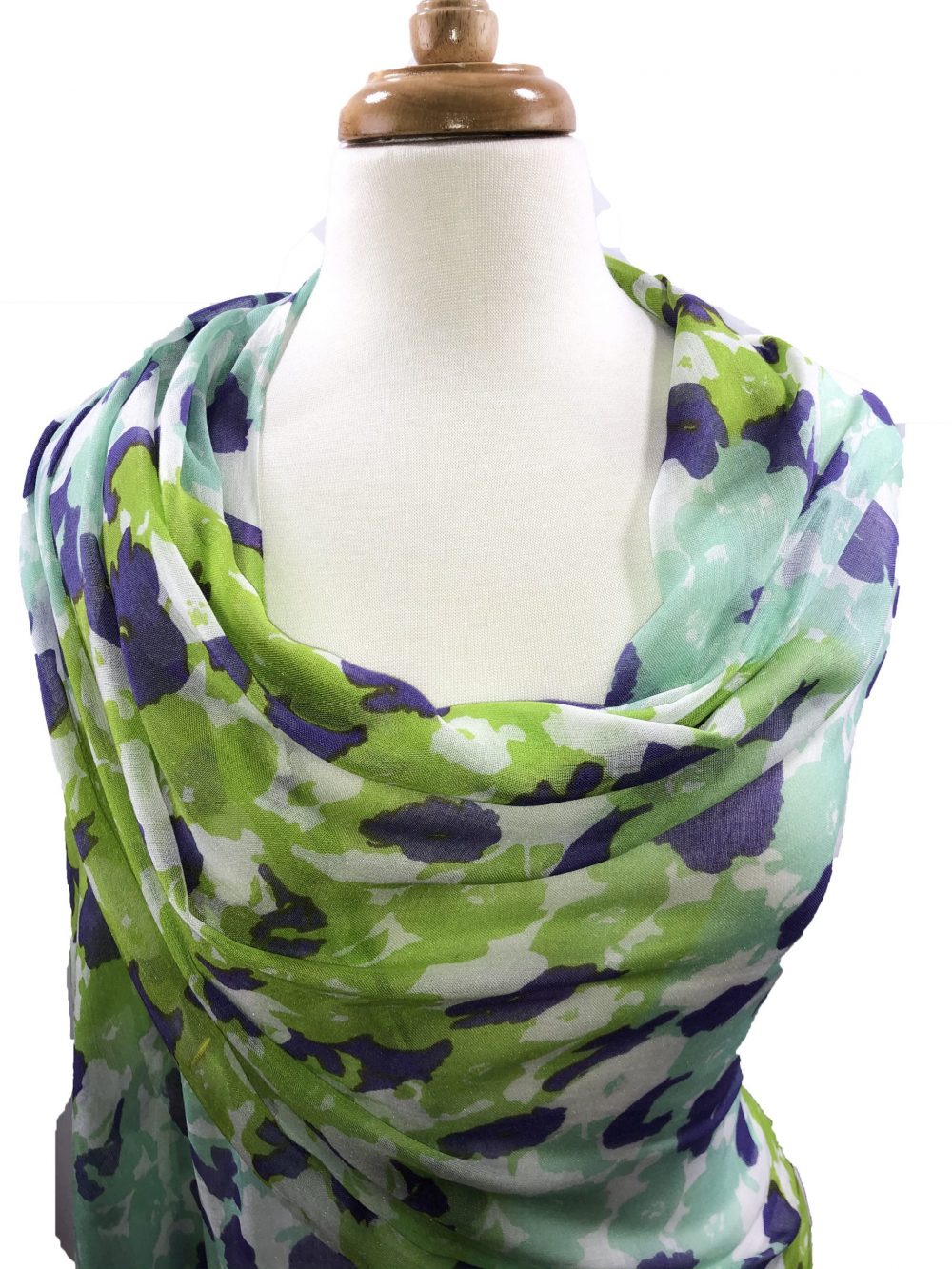 Screen Print Scarf - Pansy