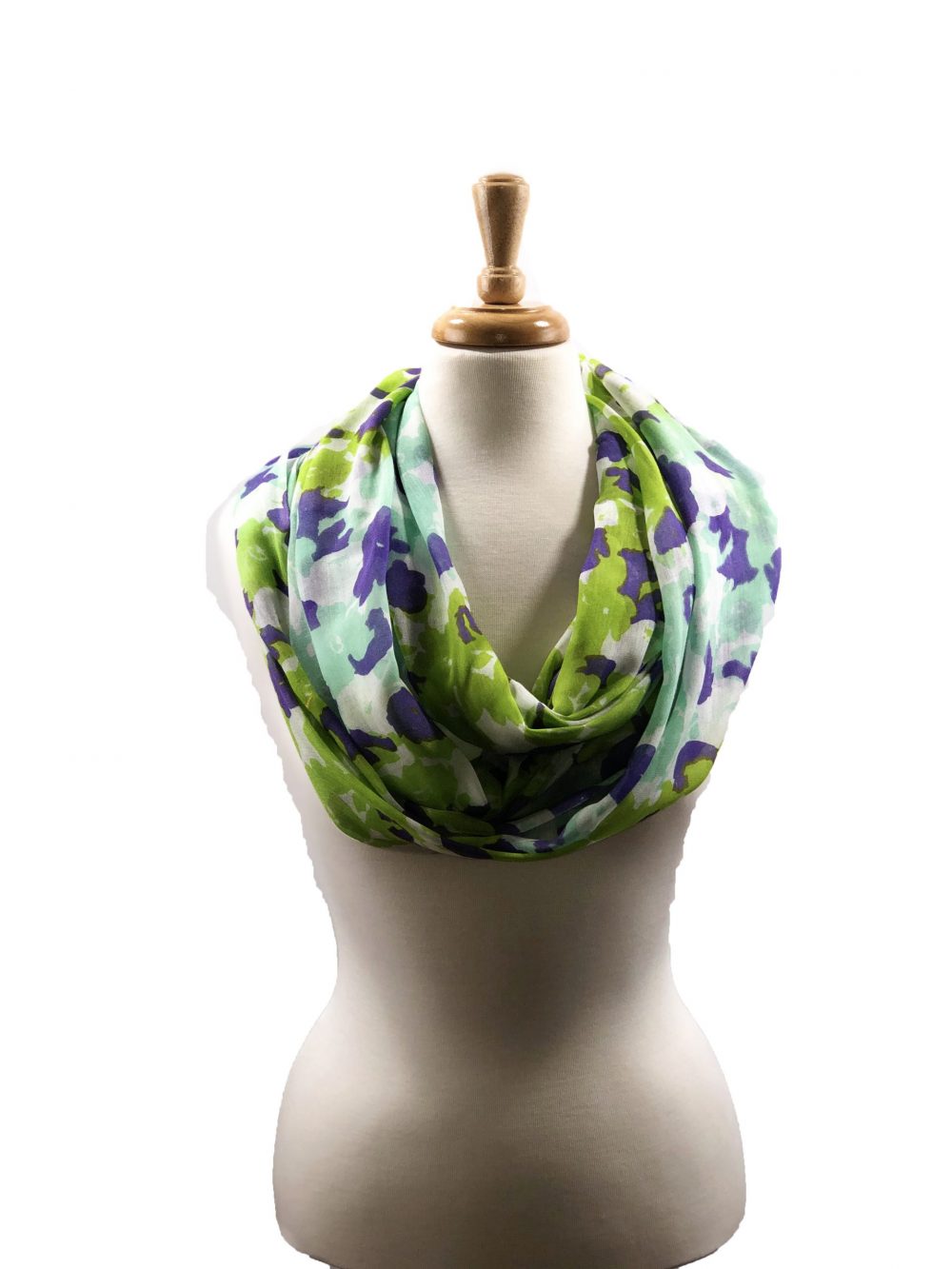 Screen Print Scarf - Pansy