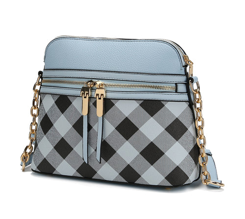 Suki Checkered Crossbody Handbag