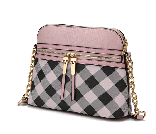 Suki Checkered Crossbody Handbag