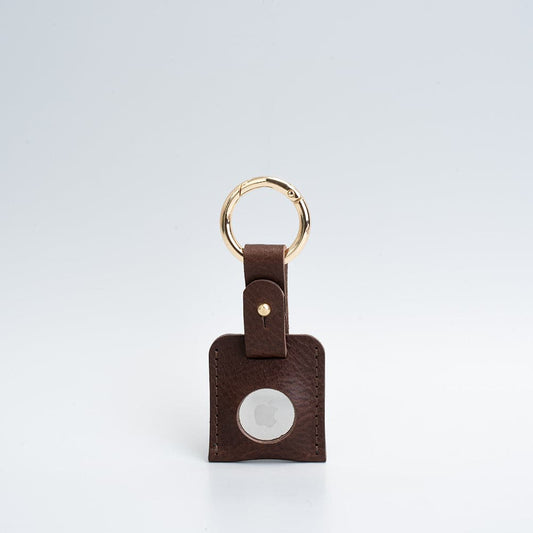 Leather AirTag Keychain