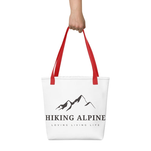 Hiking Alpine Crest Tote Bag