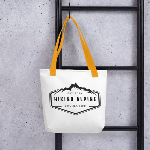 Hiking Alpine Trails Tote Bag