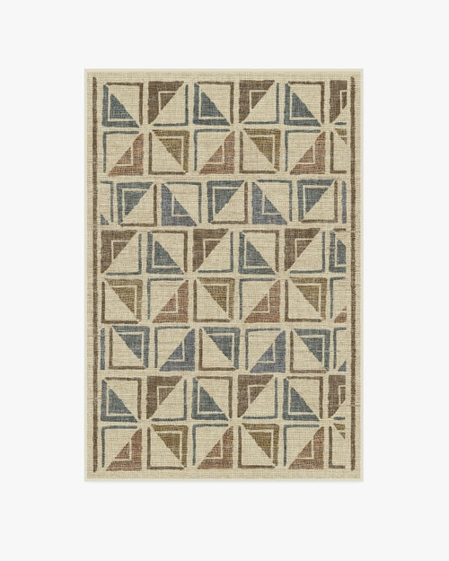 Architectural Digest Vesta Neutral Multicolor Tufted Rug