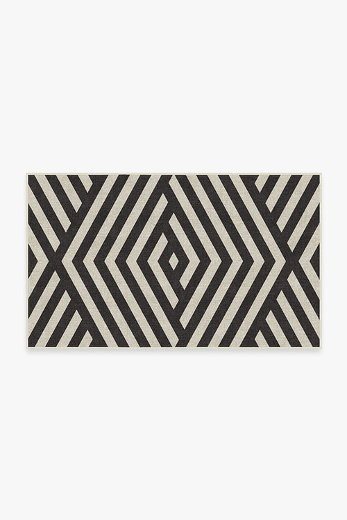 Barbie™ Signature Chevron Charcoal Tufted Rug