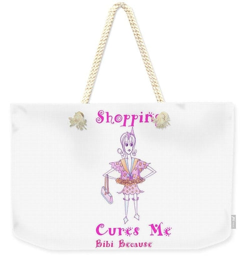 Bibi Because Shopping Cures Me - Weekender Tote