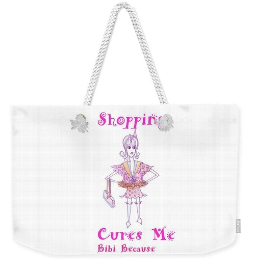 Bibi Because Shopping Cures Me - Weekender Tote