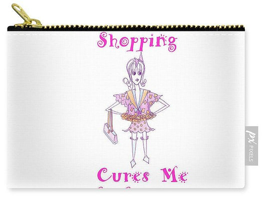 Bibi Because Shopping Cures Me - Carry-All Pouch