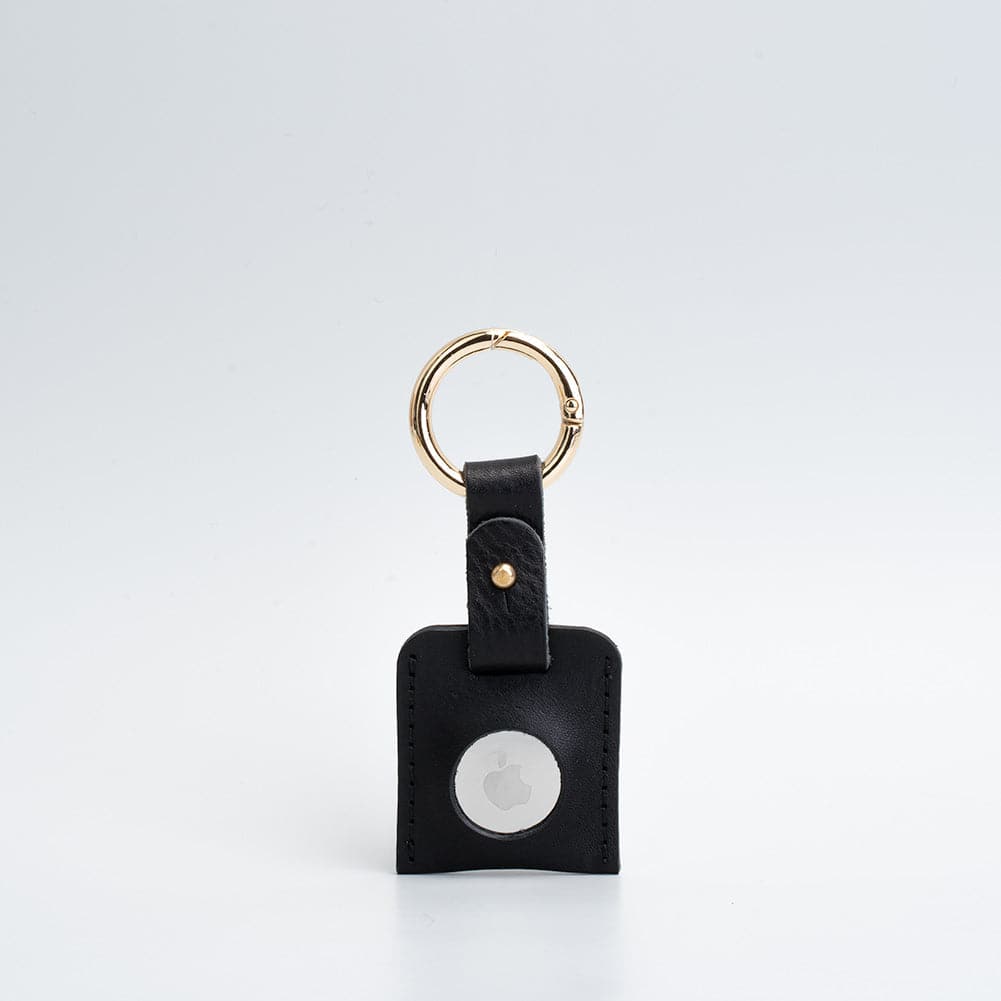 Leather AirTag Keychain
