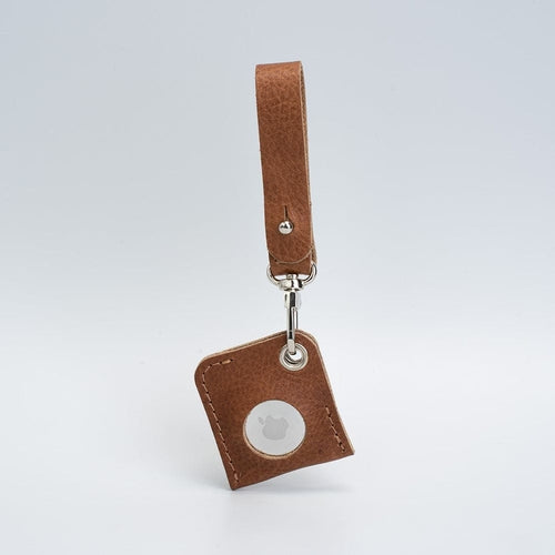Leather AirTag bag charm