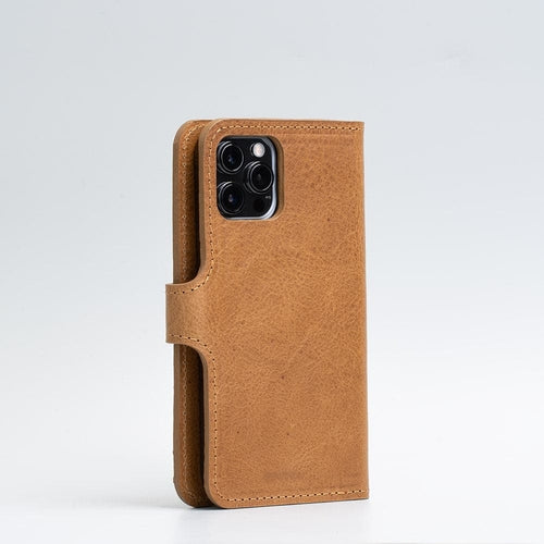 iPhone 12/13 series Full-Grain Leather Folio Case Wallet with MagSafe