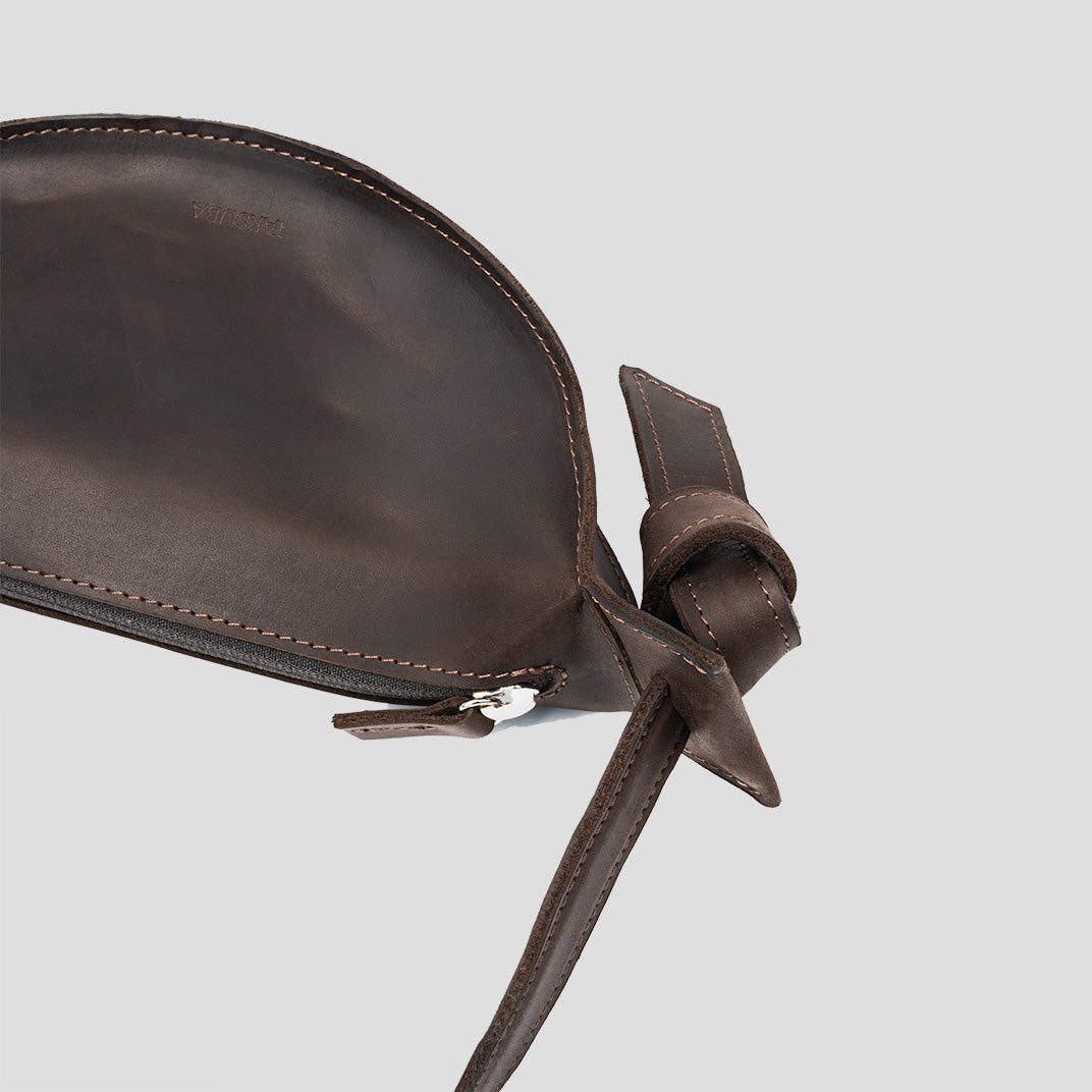 Shoulder Bag - Crescent (Dark Brown)
