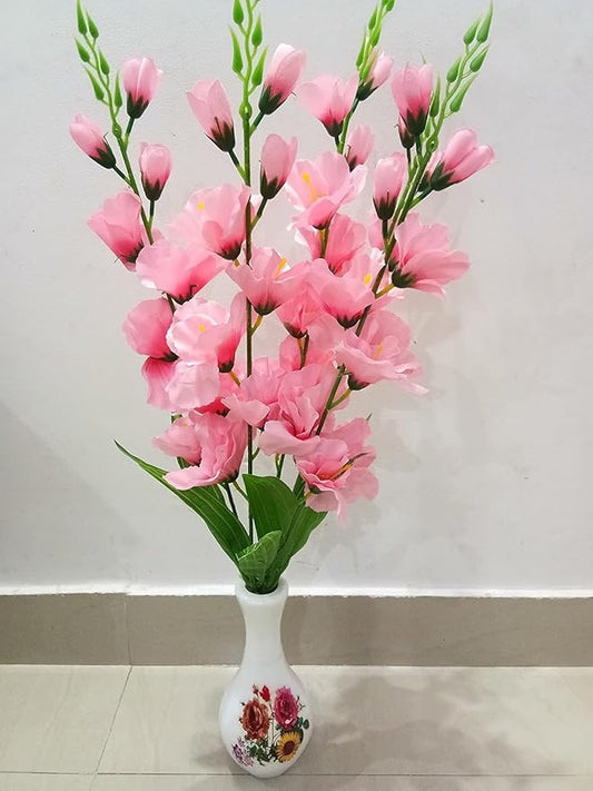 Artificial Gladiolus Flowers Bunch Decorative Items for Home Décor