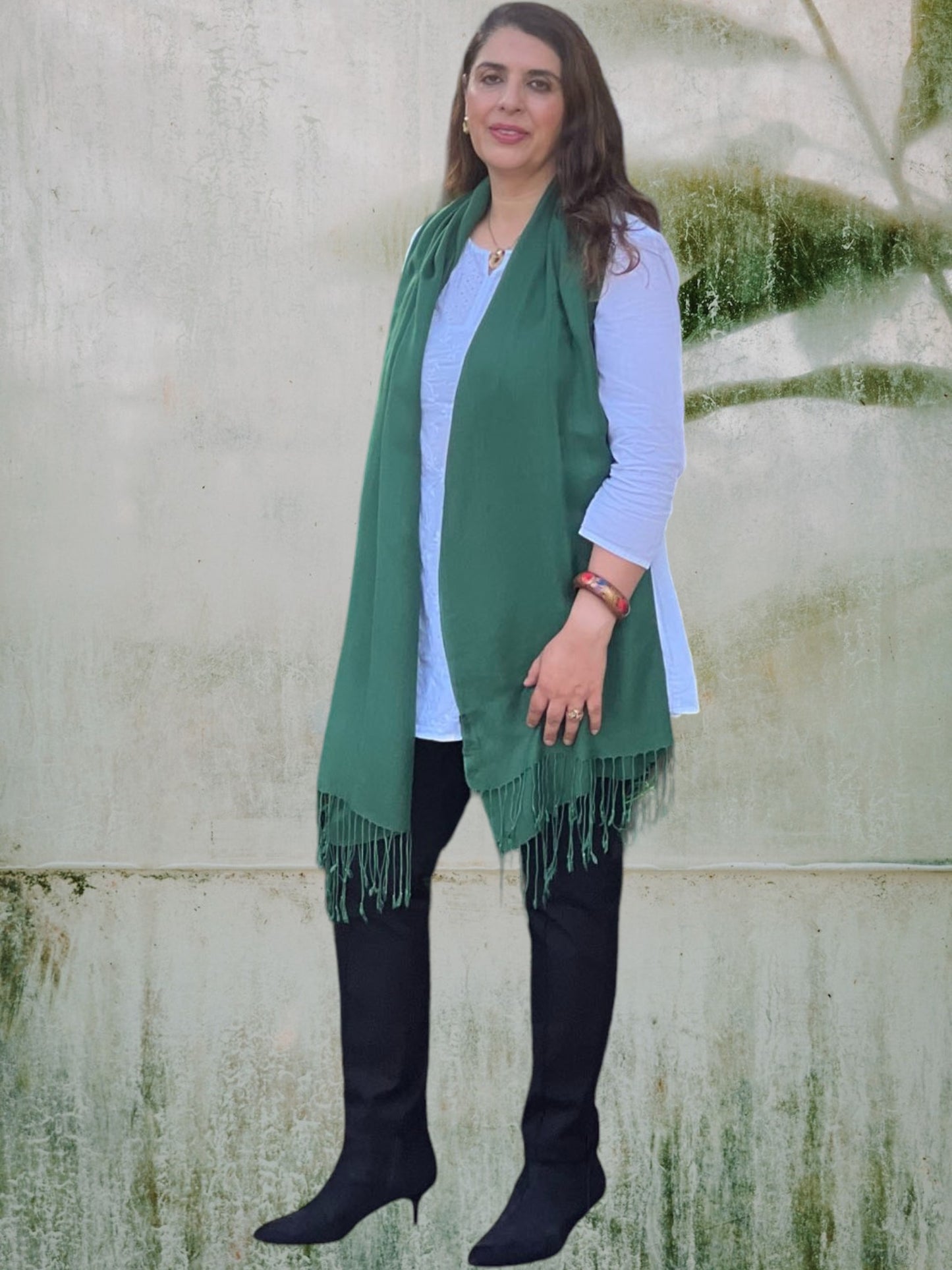 Emerald Green Modal Solid Scarf