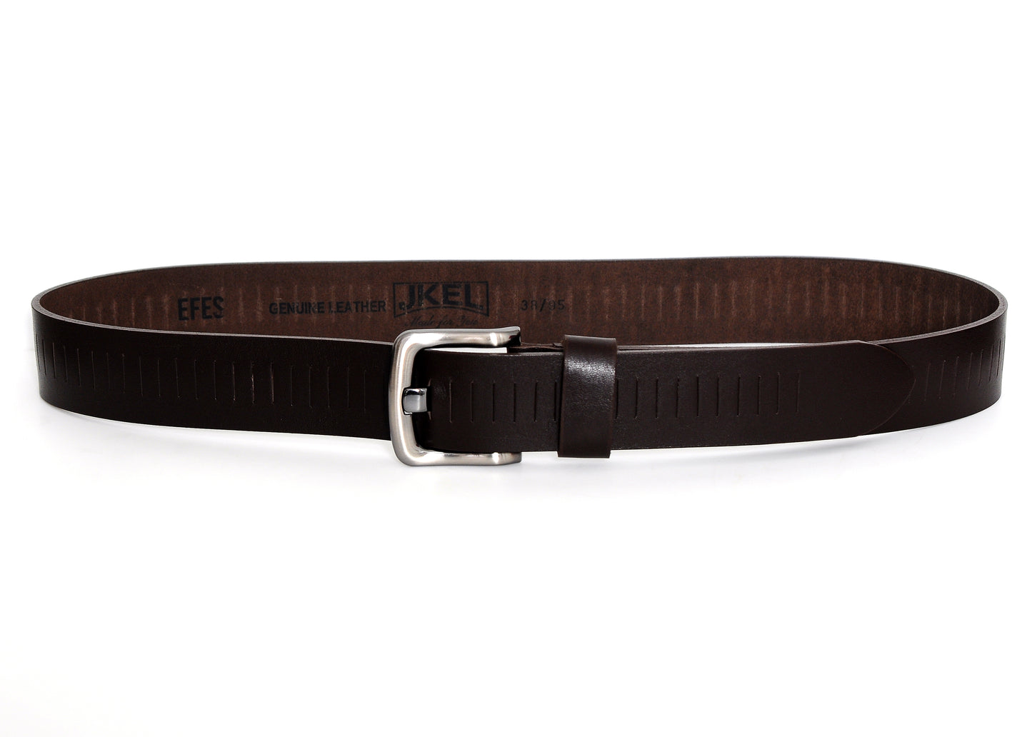 Efes Brown Veg Tanned Leather Men Belt