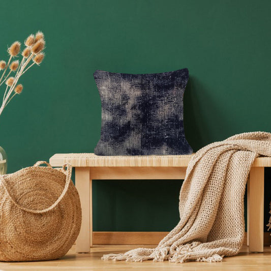 Kilim Handwoven Black Eel Cushion Cover