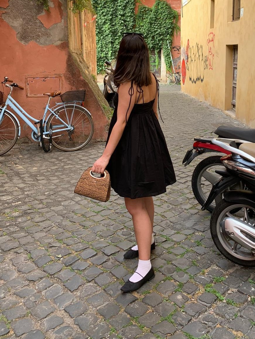 Vegan Mini Zebra Bag