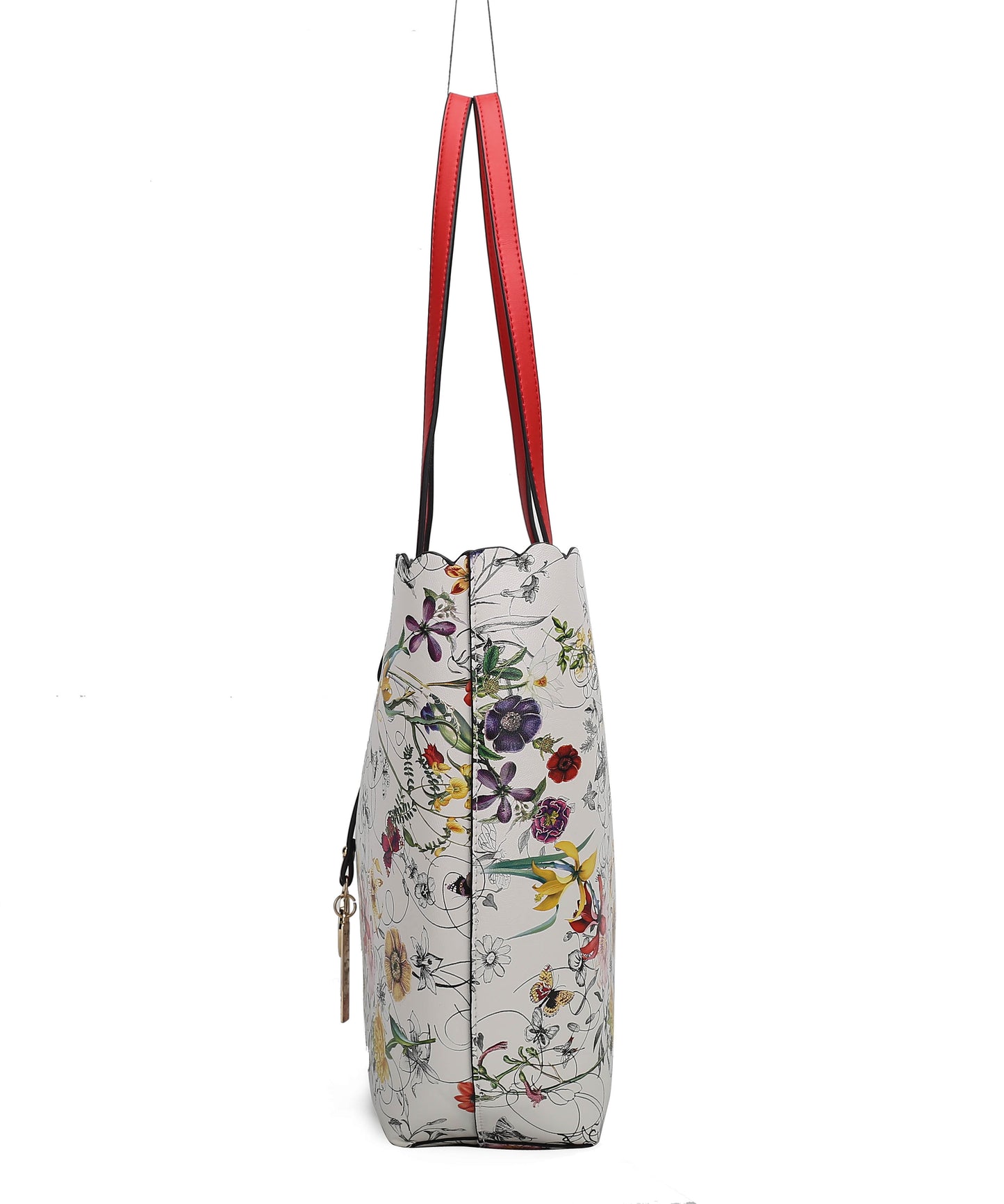 Danielle Reversible Shopper Tote Bag Crossbody Pouch