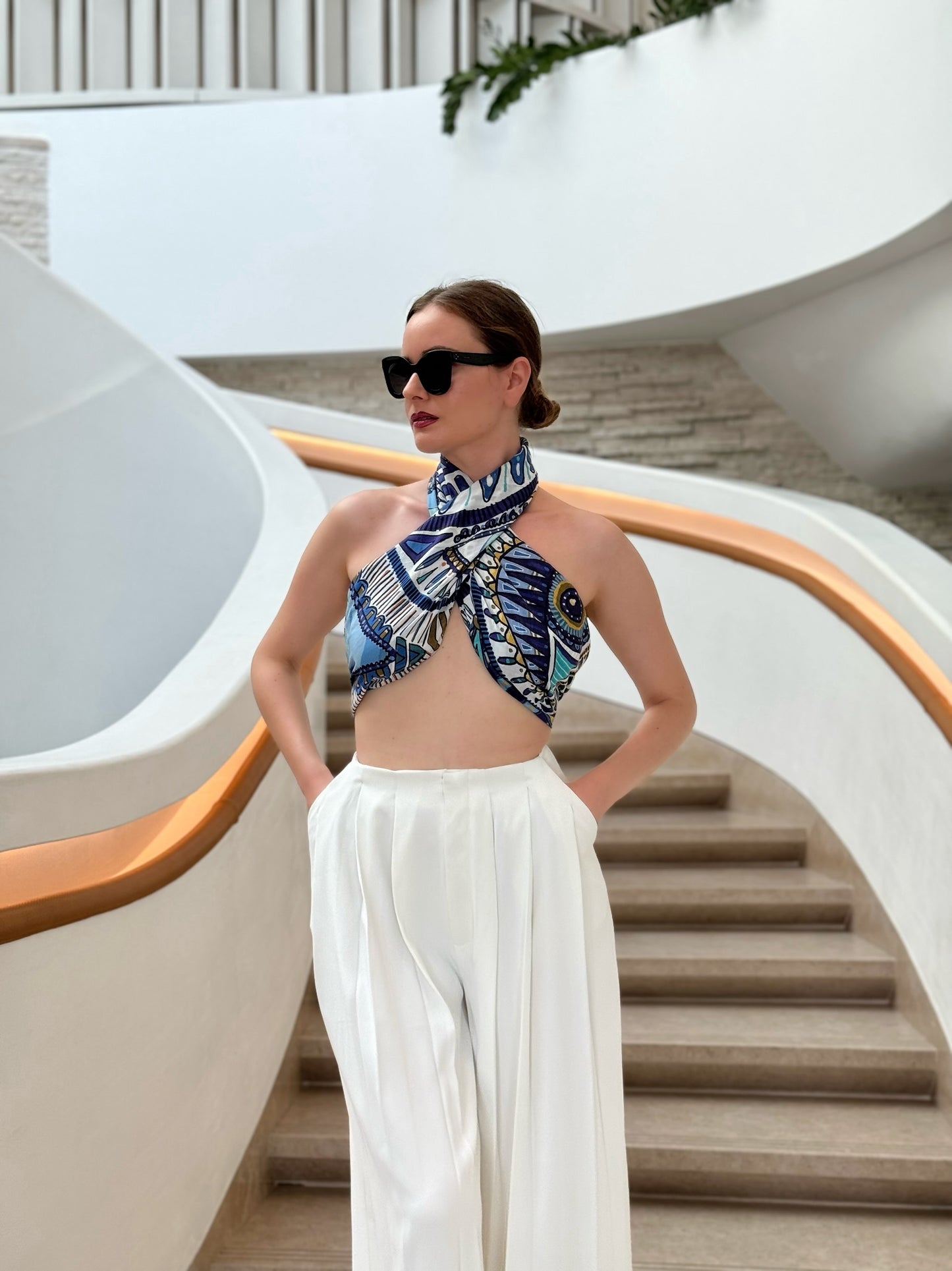 Blue Eyes, Organic Cotton Pareo 180*75