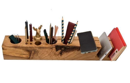 Unique Wooden Desk Organizer