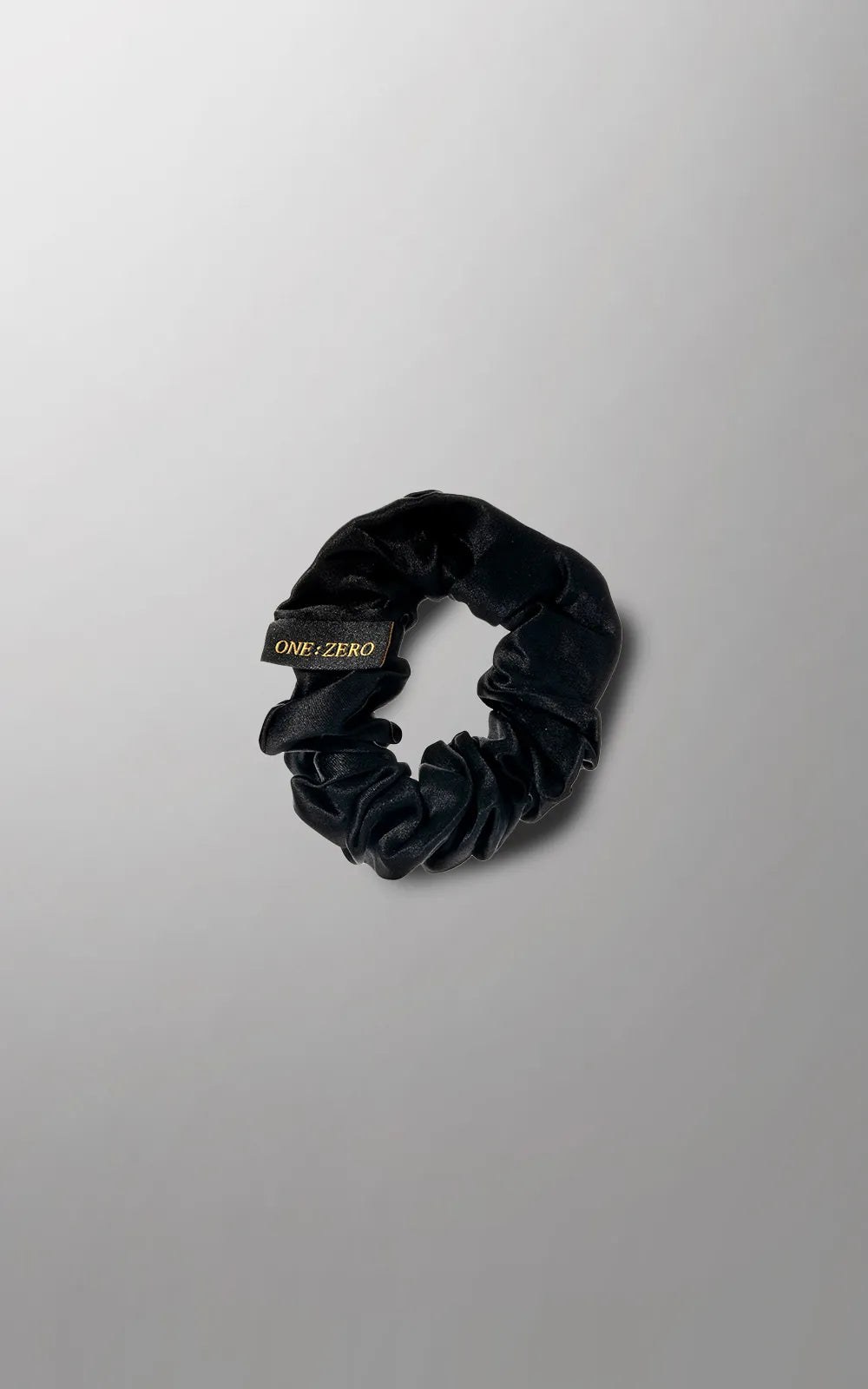 Silk Hair Ties (M, L) (Black)