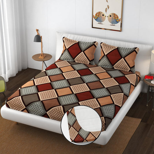 Stylish Threads Premium Heavy Cotton Elastic Fitted Bedsheets