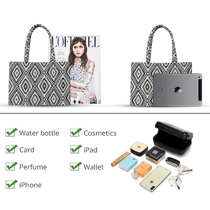 Elegant Women's Tote Handbag for Office, College, and Parties