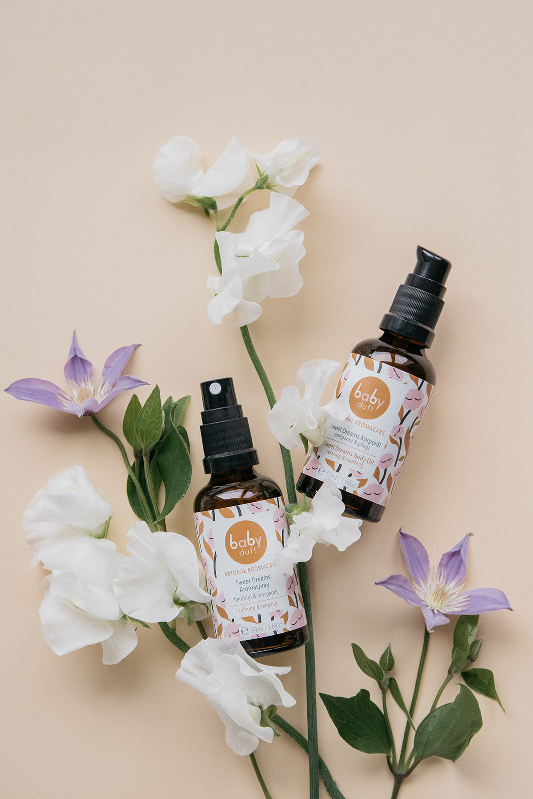 BABYDUFT sleep promoting Aromaspray, Swissmade, certified organic