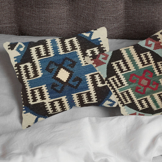 Kilim Handwoven Corduroy Cushion Cover