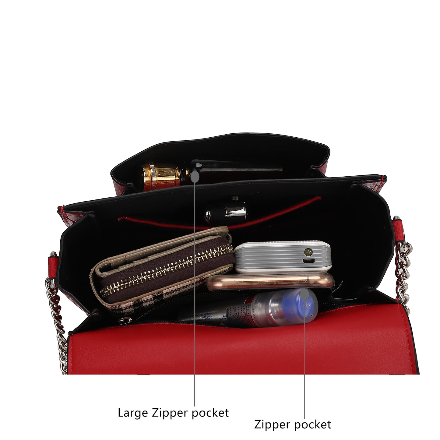 MKF Collection Hope Crocodile Embossed Shoulder Handbag by Mia K