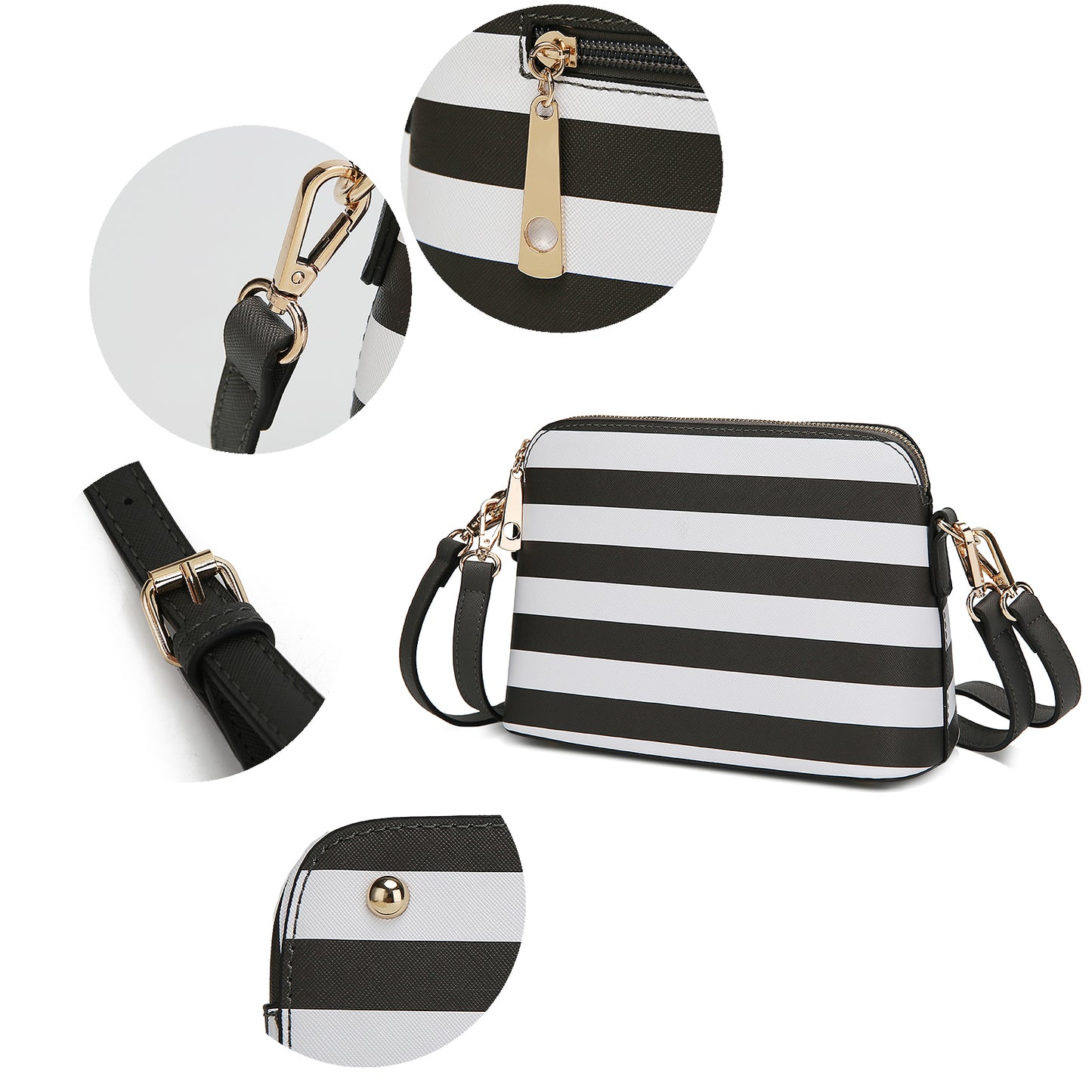 MKF Collection Kimmy Crossbody Bag by Mia K